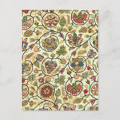 こて貝刺繍果実・花 ポストカード (正面)