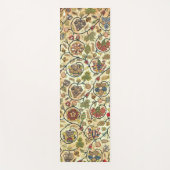 こて貝刺繍果実・花 ヨガマット (正面)