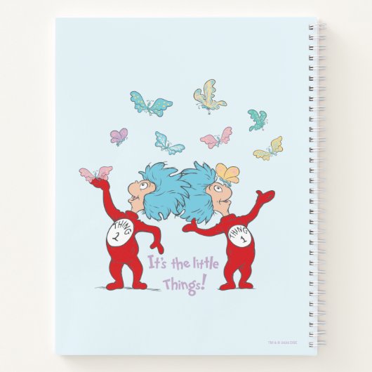 ことの1つ、ことの2つ、それは小さなこと！ ノートブック (裏面)