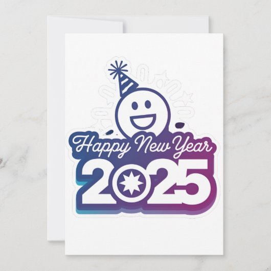 ことばの贈り物: 2025年新年のご挨 シーズンカード (正面)