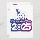 ことばの贈り物: 2025年新年のご挨 シーズンカード (正面/裏面)