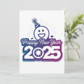 ことばの贈り物: 2025年新年のご挨 シーズンカード (スタンド正面)