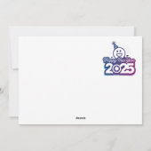 ことばの贈り物: 2025年新年のご挨 シーズンカード (裏面)