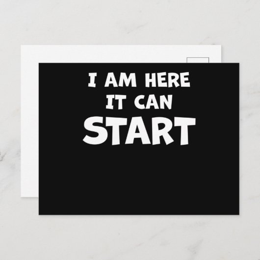 ことわざおもしろいいけなおもしろい皮肉ジョークのギフト ポストカード (正面/裏面)