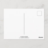 ことわざおもしろいの口ひげ猫 ポストカード (裏面)