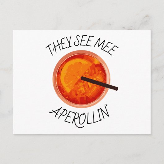 ことわざおもしろいカクテルバケーションサマードリンクイタリア ポストカード (正面)