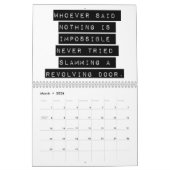 ことわざおもしろいカレンダー カレンダー (3月 2026)