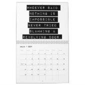 ことわざおもしろいカレンダー カレンダー (3月 2027)