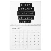 ことわざおもしろいカレンダー カレンダー (1月 2027)