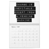 ことわざおもしろいカレンダー カレンダー (2月 2027)