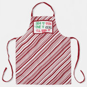 ことわざおもしろいクリスマス エプロン (正面)