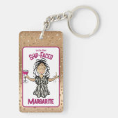 ことわざおもしろいジョーククルーズビーチトロピカルバケーション キーホルダー (裏面)