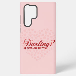 ことわざおもしろいダーリン私は心で見て忙しいない SAMSUNG GALAXY S22 ULTRAケース