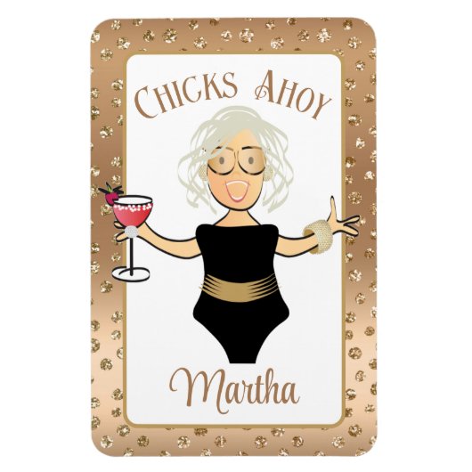 ことわざおもしろいチクスアホイカートゥーはっきりしたクルーズシップ マグネット (縦)