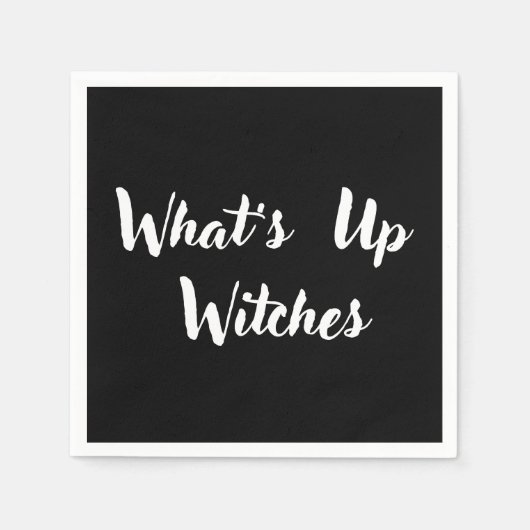 ことわざおもしろいハロウィーン スタンダードカクテルナプキン (正面)