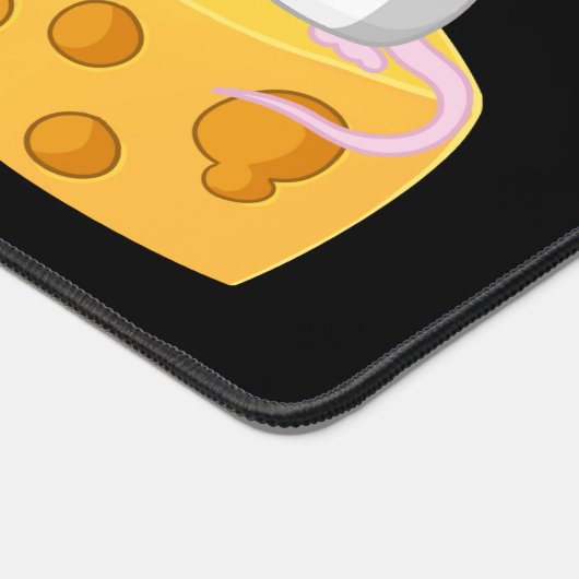 ことわざおもしろいマウスの作成パーソナライズされた デスクマット (コーナー)