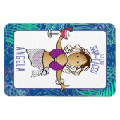 ことわざおもしろいマンガトロピカルfor Herクルーズドア マグネット (横)