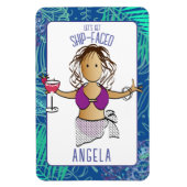 ことわざおもしろいマンガトロピカルfor Herクルーズドア マグネット (縦)