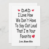 ことわざおもしろい付きパパ用名前をカスタムする シーズンカード (正面/裏面)