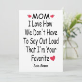 ことわざおもしろい付きママ用名前をカスタムするギフト シーズンカード (スタンド正面)