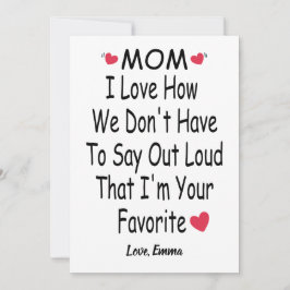 ことわざおもしろい付きママ用名前をカスタムするギフト シーズンカード