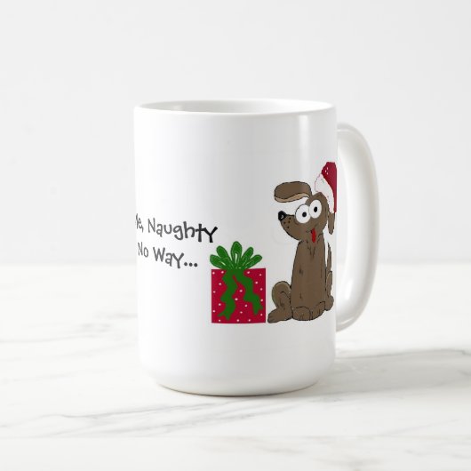 ことわざおもしろい付き漫画の犬 コーヒーマグカップ (正面右)