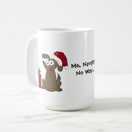 ことわざおもしろい付き漫画の犬 コーヒーマグカップ (正面左)