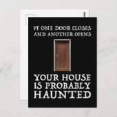 ことわざおもしろい幽霊ハンター ポストカード (正面/裏面)