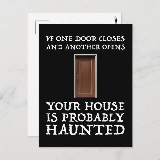 ことわざおもしろい幽霊ハンター ポストカード (正面/裏面)