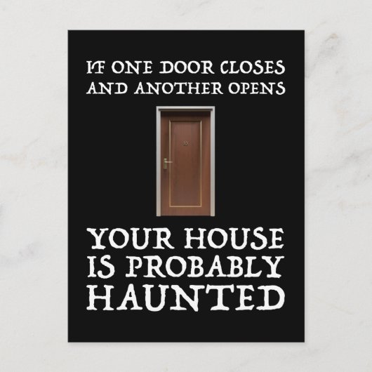 ことわざおもしろい幽霊ハンター ポストカード (正面)