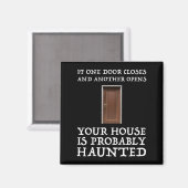 ことわざおもしろい幽霊ハンター マグネット (正面/裏面)