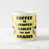 ことわざおもしろい猫 ジャンボコーヒーマグカップ (正面)