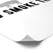 ことわざおもしろい私はBbqジョークのパーティーおもしろいを吸う ポスター (角)