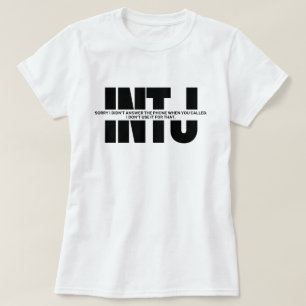 ことわざおもしろいINTJユーモアミニマリストINTJマインド Tシャツ