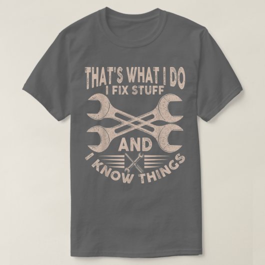 ことわざおもしろいThats私は物と私は知っている Tシャツ (デザイン正面)