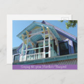 ことわざこんにちはマーサのヴィネヤードポストカード ポストカード (正面/裏面)