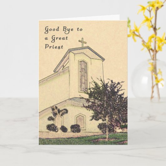 ことわざさようなら宮司さようならカード カード (黄色い花)