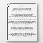 ことわざさようなら8x10卓上フォトプラーク フォトプラーク (正面)