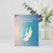 ことわざさようなら ポストカード (スタンド正面)