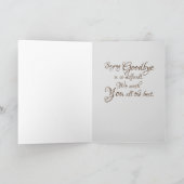 ことわざさよなら同僚フレンズ家族 カード (内部)