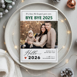 ことわざさよなら2024年ユニークハッピーニューイヤー写真 シーズンカード