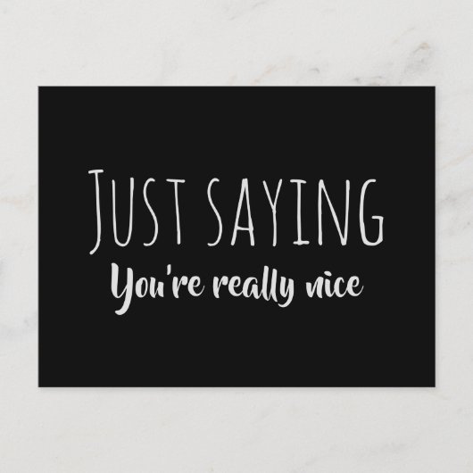 ことわざだ…あなたは本当に素晴らしい ポストカード (正面)