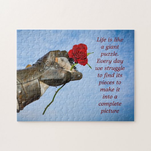 ことわざのあるハートの騎士 ジグソーパズル (横)