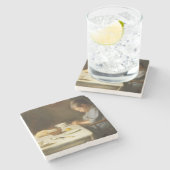 ことわざの恵祈み ストーンコースター (横)