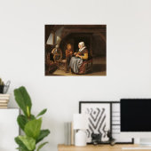 ことわざの猶予 – フランヴァンミエリスファインアートポスター ポスター (ホームオフィス)