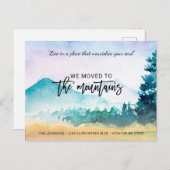 ことわざやる気を起こさせる我々山に移動 案内ポストカード (正面/裏面)