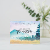 ことわざやる気を起こさせる我々山に移動 案内ポストカード (スタンド正面)