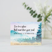 ことわざやる気を起こさせる我々山Annoに移動 案内ポストカード (スタンド正面)