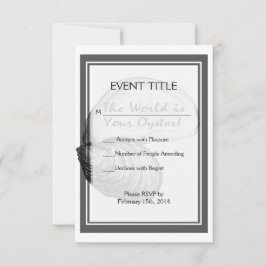 ことわざを用いるカキ貝は"世界あなたのです 出欠カード