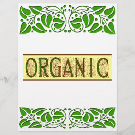 ことわざオーガニックフライヤーテンプレート チラシ